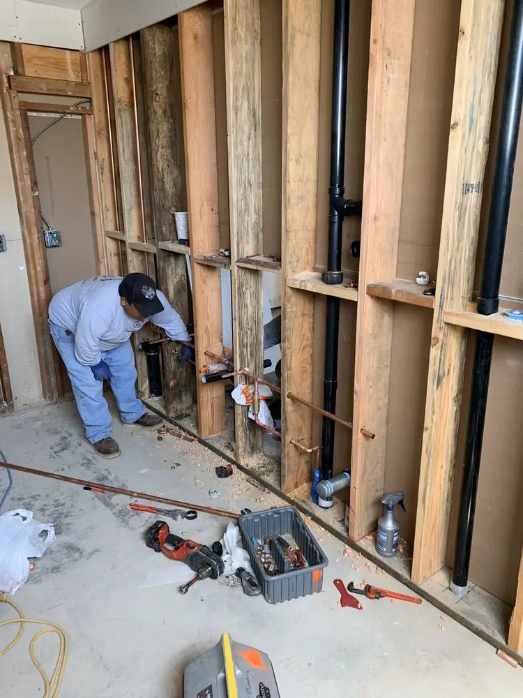 Commercial rough-in plumbing for Water Heater Replacement in Notus